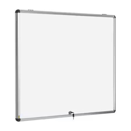 Mastervision Vt380109150 Enclosed Magnetic Bulletin Board 38"W X 47"H