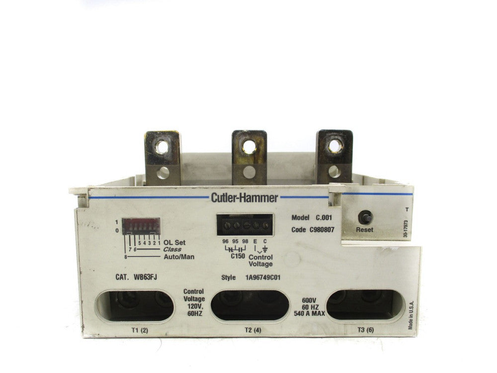 CUTLER HAMMER WB63FJ 540A 120V UNMP