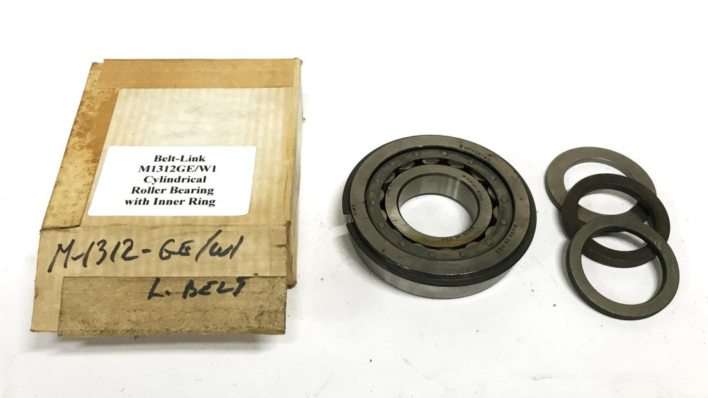 Link-Belt Cylindrical Roller Bearing with Flanged Inner Rings M1312GE/W1 NOS