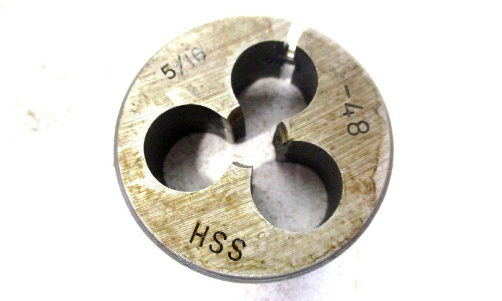NEW 5/16-48 x 1-1/2" OD HSS Round Adjustable Die