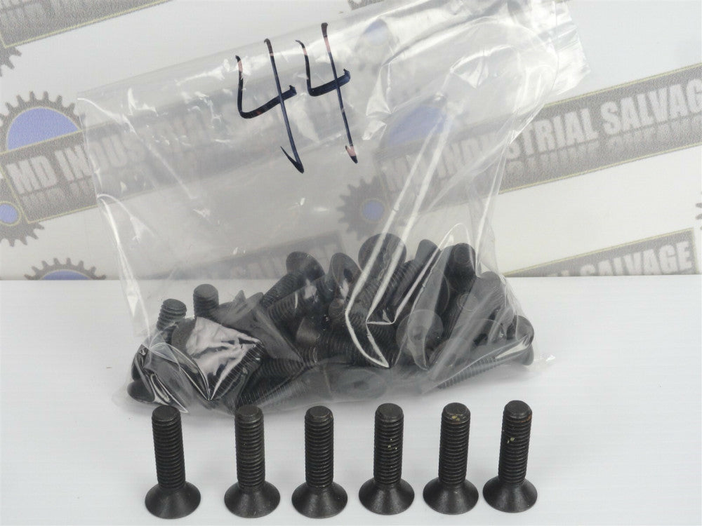 (Lot of 44) 3/8", 16 - 1.5" Flat Head Socket Allen Cap Screw, Black Oxide (NEW)