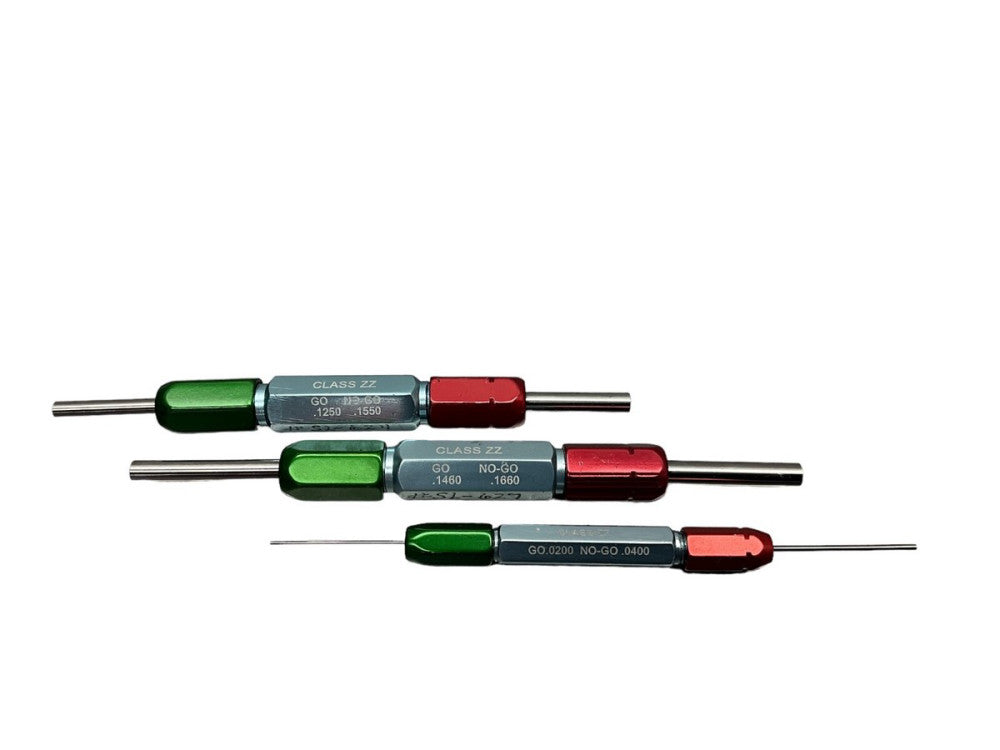 SET OF 3 PCS Vermont Gage Class ZZ GO/NG