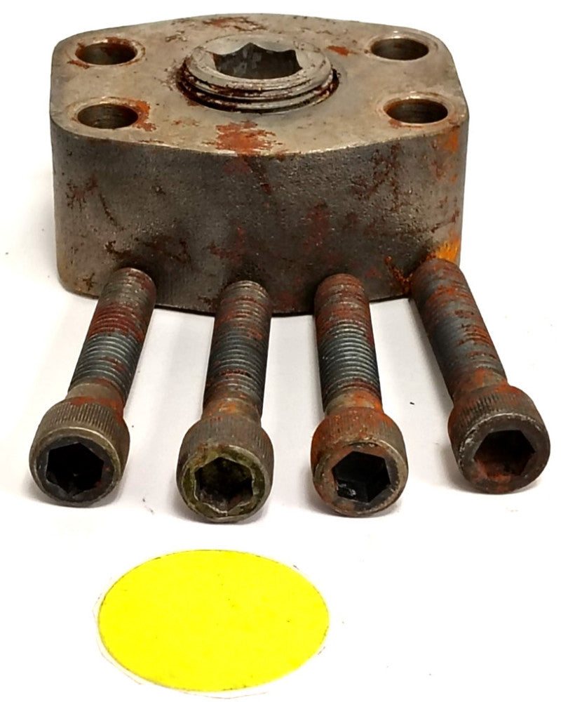 UNBRANDED ANCHOR FLANGE KIT W/ 3/8"-16 SOCKET HEX BOLTS STEEL MATERIAL