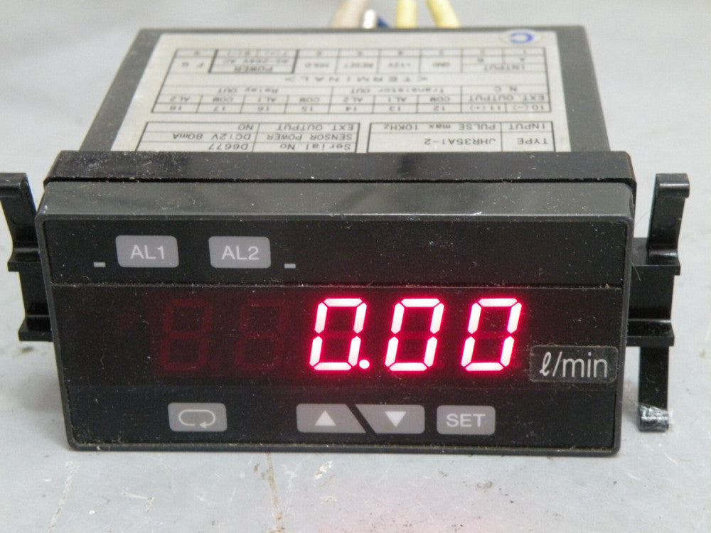 (1) Nihon Flow Control Co Flow Controller JHR35A1-2 0-70 L/Min