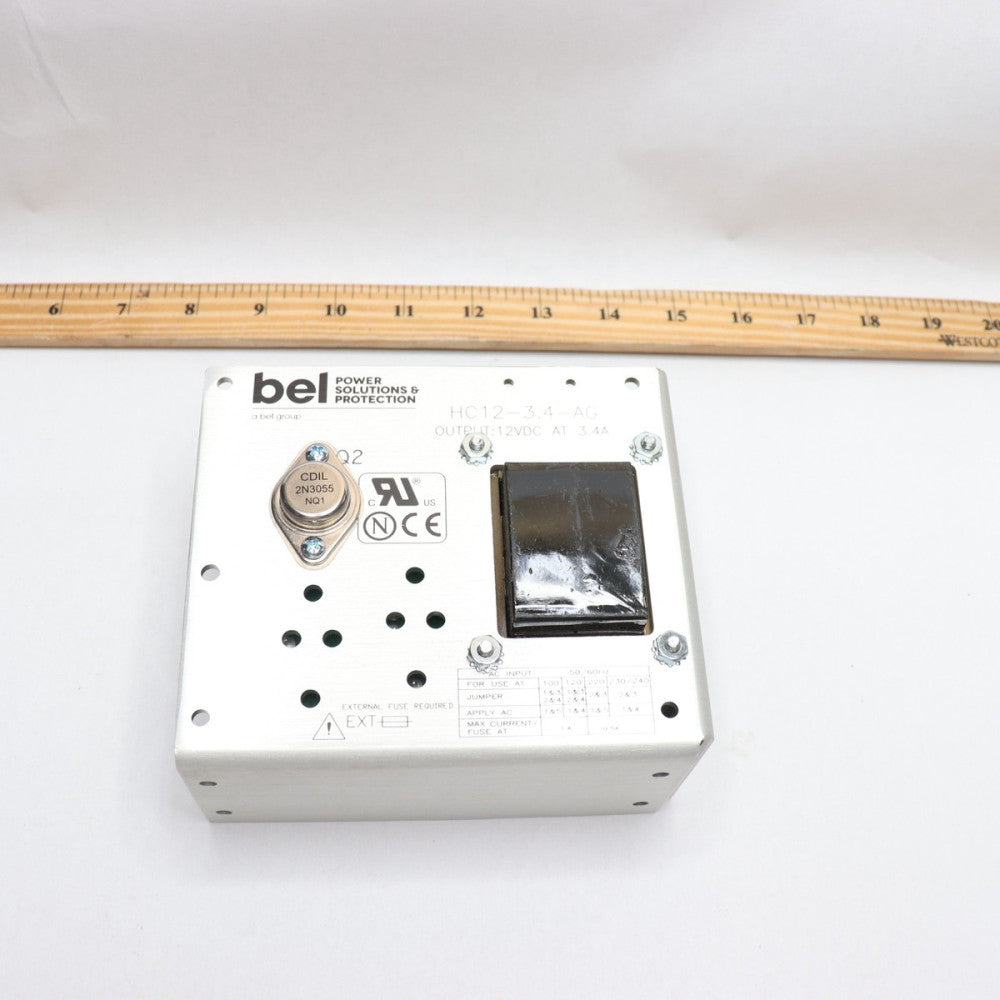 Bel Power Solutions Linear Power Supplies 100-240VAC 12V 3.4A HC12-3.4-AG