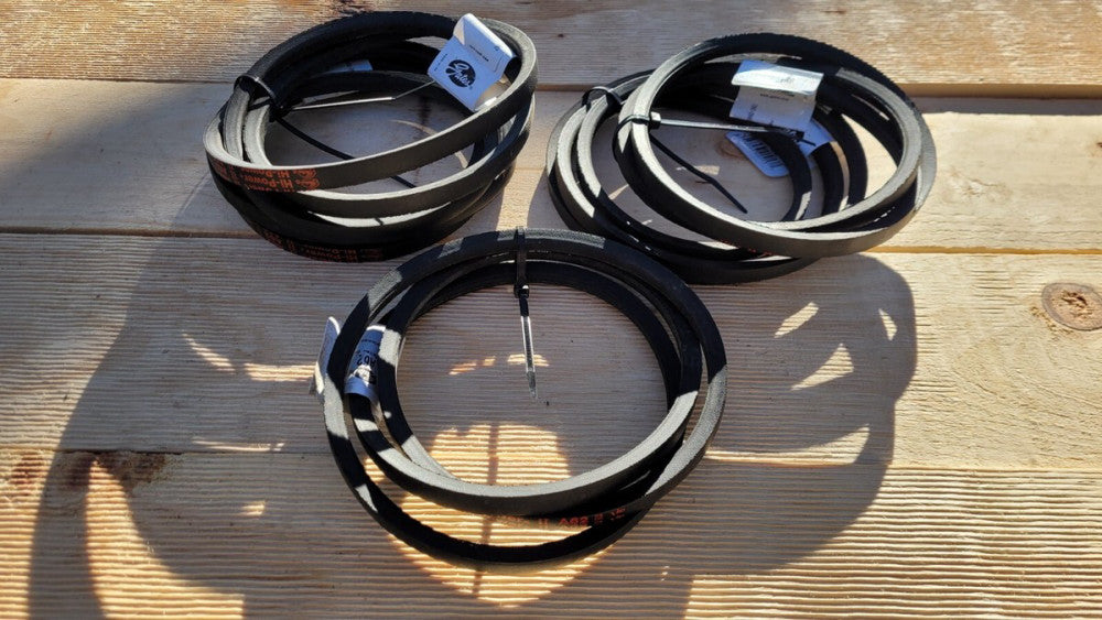 Lot of 5 Gates A62 Hi-Power II V Belts 64" Outside Length