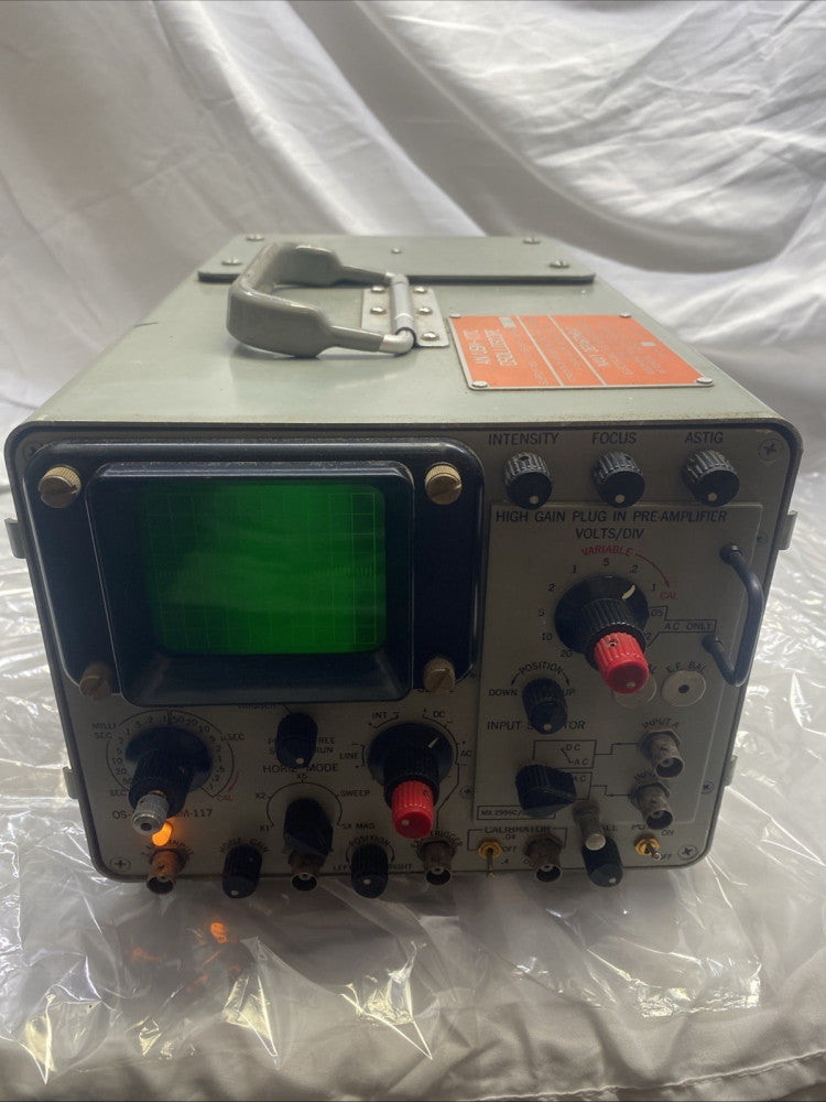 US NAVY MILITARY OSCILLOSCOPE AN/USM-117C 