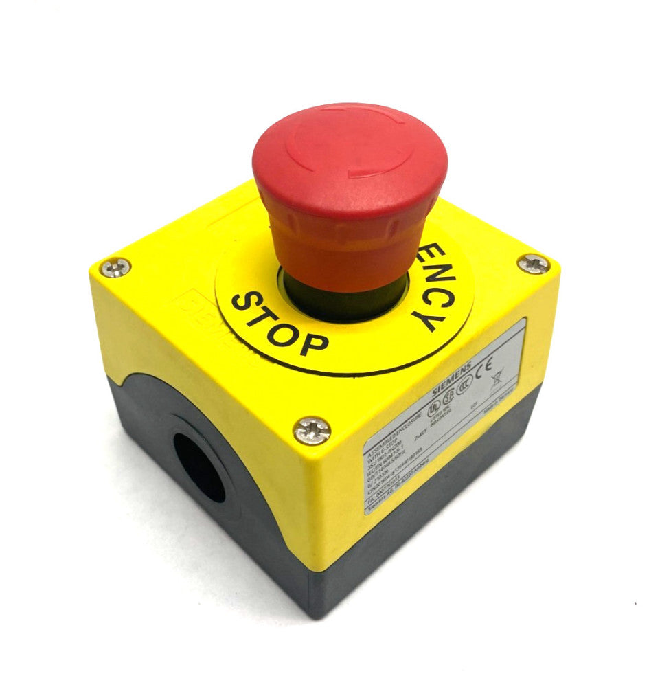 Siemens 3SU1801-0NZ00 K0Y Sirius ACT Plastic Emergency Stop Housing Assembly