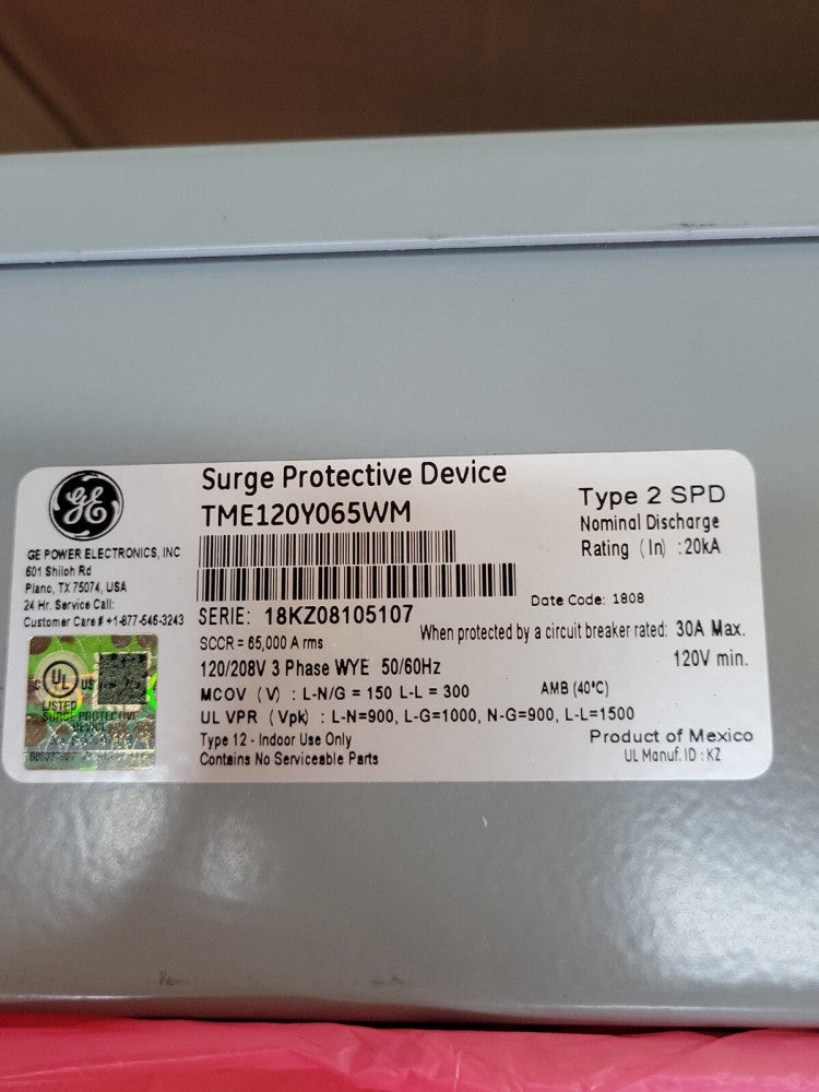 GE Tranquell TME120Y065WM Surge Protective Device 