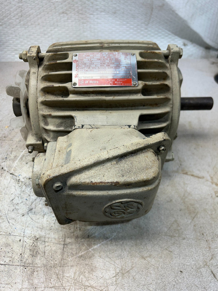 USED GENERAL ELECTRIC MOTOR HP 2, PHASE 3, 3465 RPM, 575V 5KS145BC104