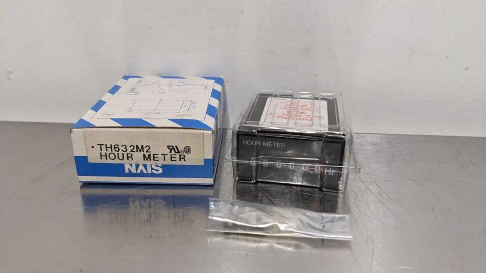 Nais TH632M2 Hour Meter 22.2mm x 45mm Mounting Hole Matsushita Panasonic