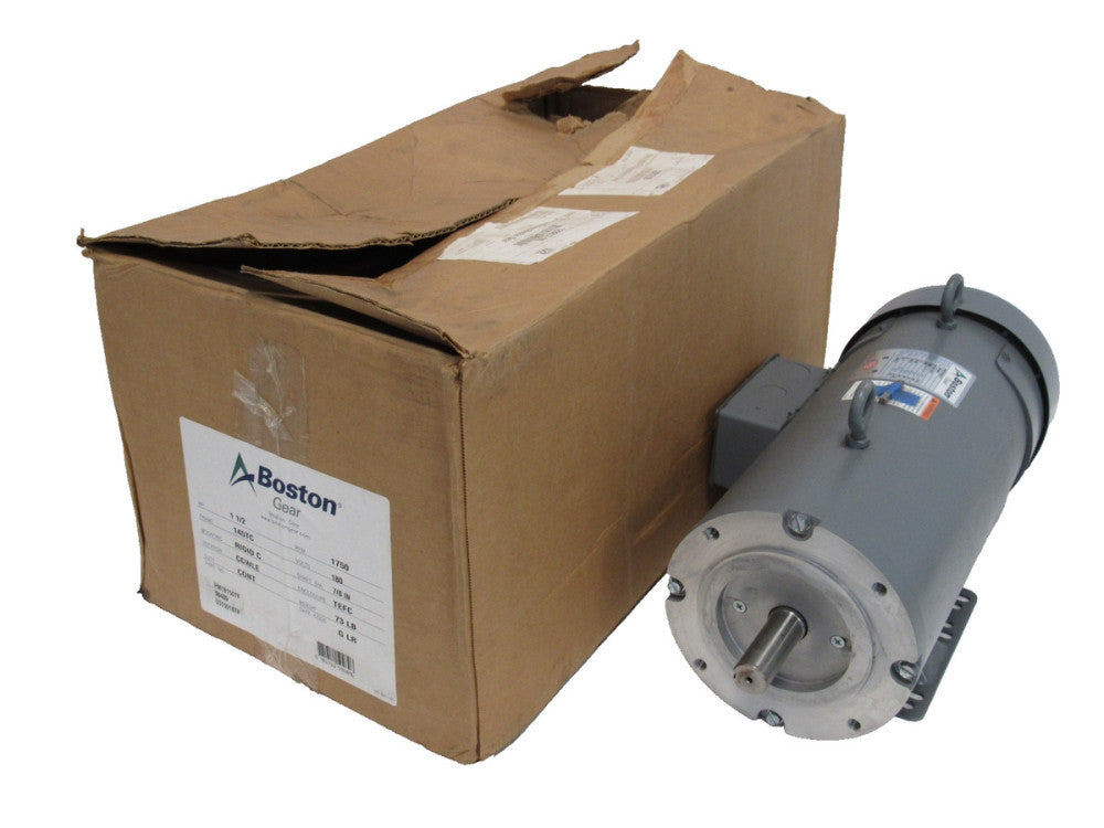 NEW BOSTON GEAR PM18150TF MOTOR 1.5HP 180V 145TC
