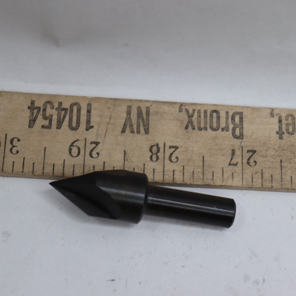Countersink Right Hand Cut HSS 3-Flute 60-Deg Angle 5/8" Head Dia 3/8" Shank