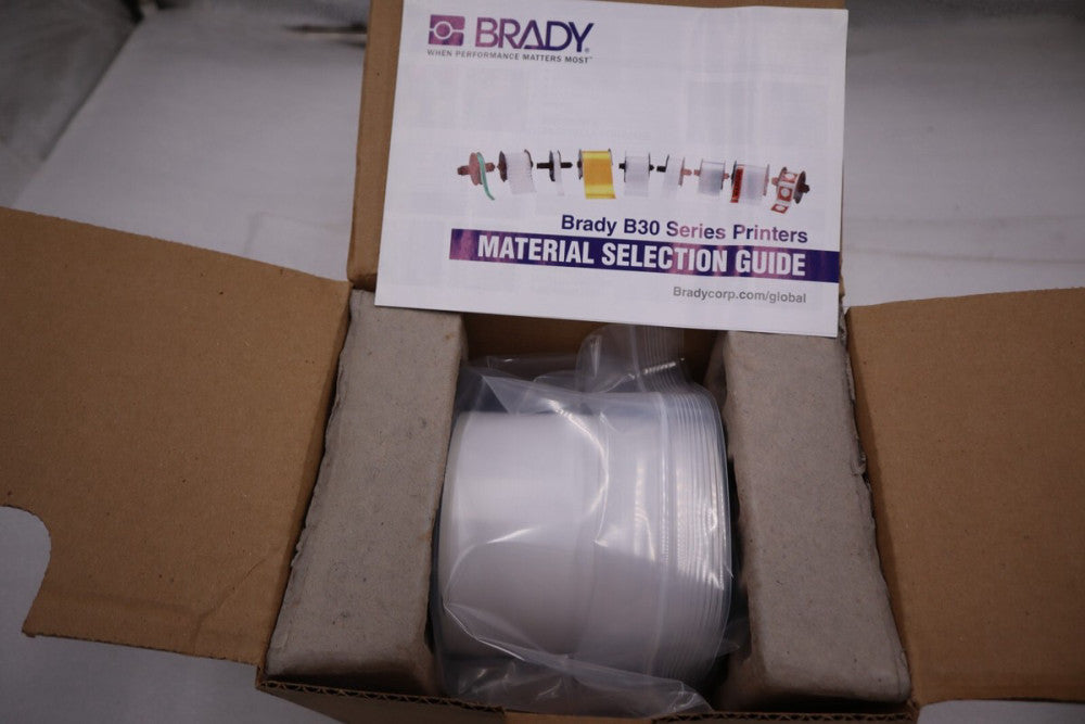 NEW BRADY B30C-4000-595-WT Tape White 100 ft. L 4 In. W 6UMR2 STOCK H388