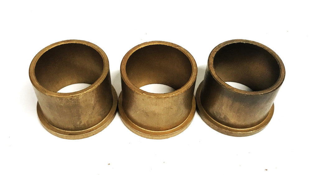 Unbranded Bronze Flanged Sleeve Bearing/Bushing [Lot of 3] NOS