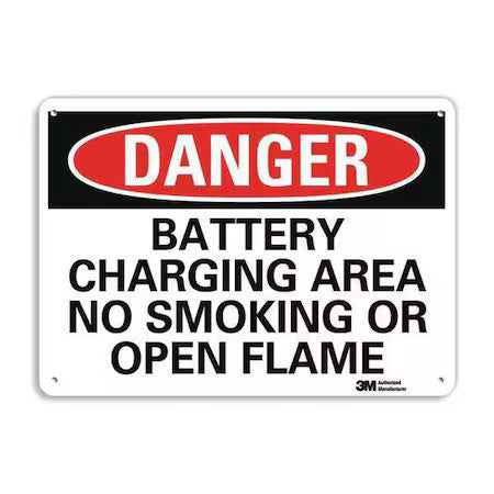 Lyle U3-1126-Na_10X7 Danger Sign, 7" H, 10" W,  Vertical Rectangle, English,