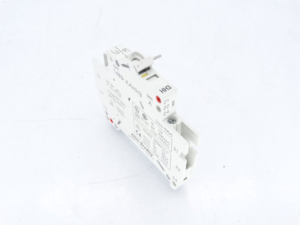ALLEN BRADLEY 1489-AAHH3 CONTACT BLOCK