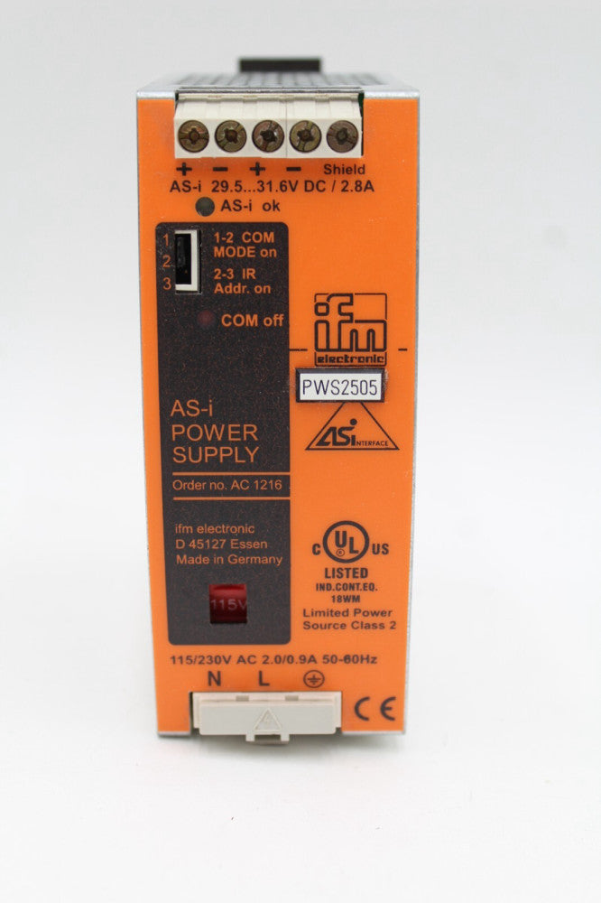 IFM Electric AC1216 Power Supply