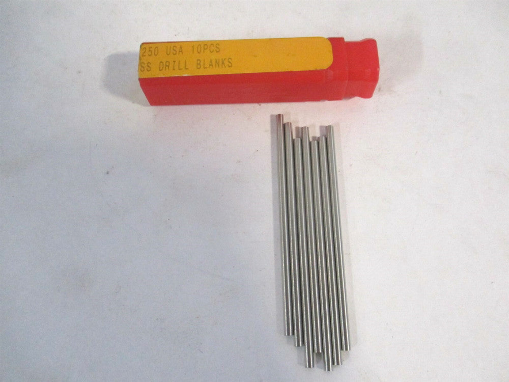 Dormer (0283) A250 #45 High Speed Steel Drill Blanks - Lot of 7