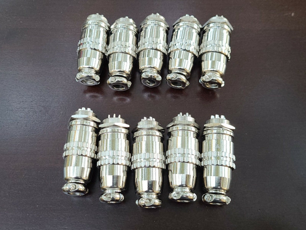 Lot Of 10 XS16K-7 Male Aviation Wire Connectors FLT20190829A-0066