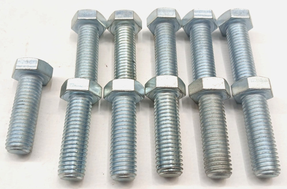 HEX BOLTS 5/8-11 X 2 IN. GRADE 5 MEDIUM CARBON STEEL  LOT OF 11