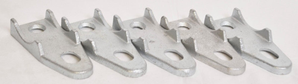 5 Count  2" Rigid Conduit Clamp Back Strap Malleable Iron