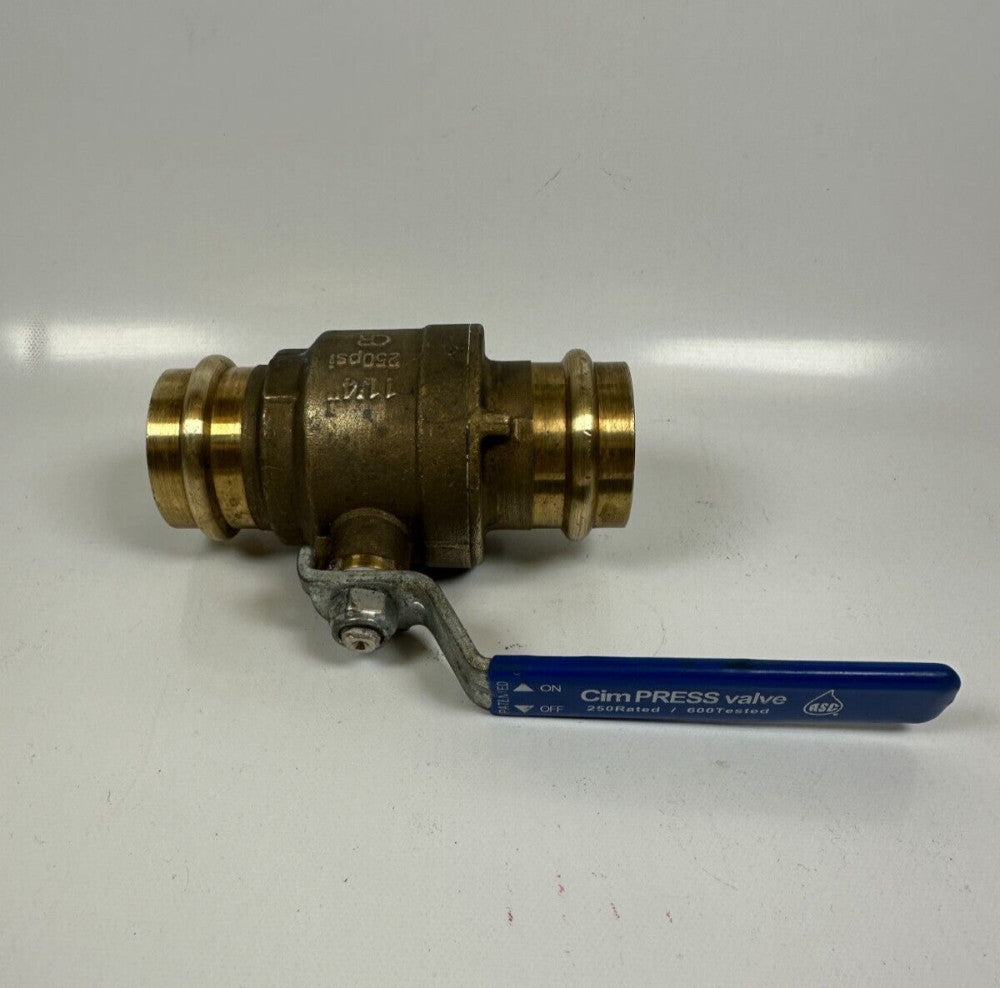 CimPRESS 1 1/4" CIM Valve 250psi 1003 No Lead  NEW  Fast Ship