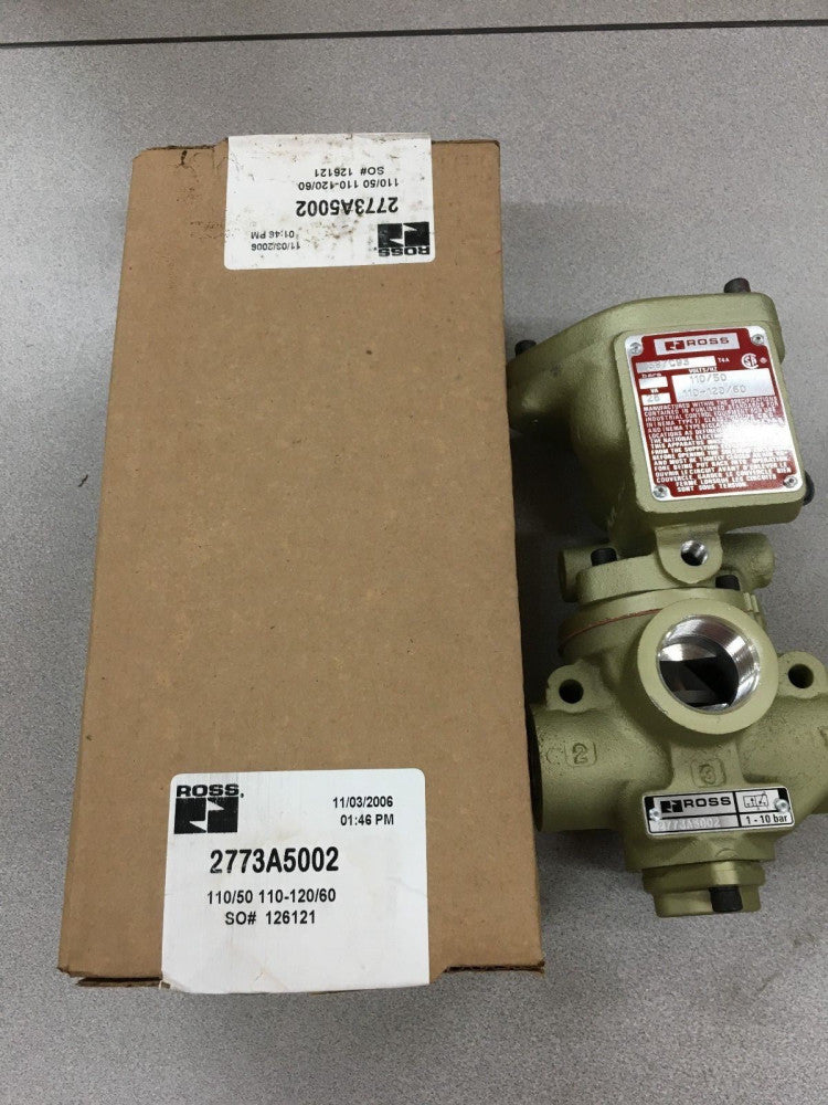 NEW IN BOX ROSS EXPLOSION PROOF SOLENOID VALVE 2773A5002