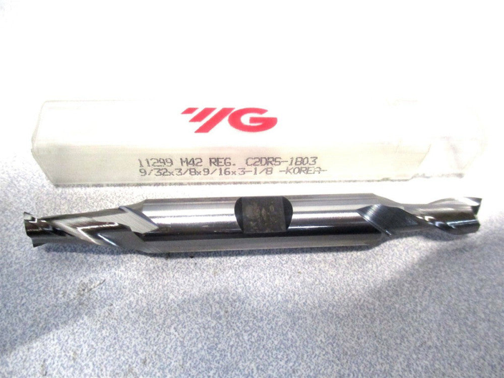 YG-1 (11299) 9/32 x 3/8 x 9/16 x 3-1/8 2-Flute RH 30° Helix HSS Square End Mill
