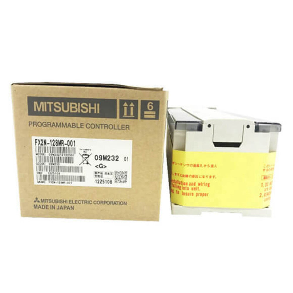 One Brand New MITSUBISHI FX2N-128MT-001 PLC Relay Output