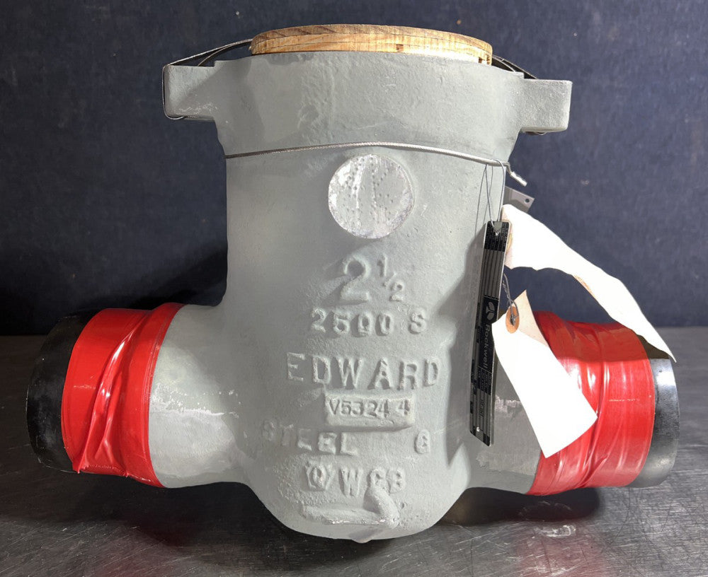 Nos Surplus Rockwell 00980582-23285-03 Body w/ Test Fitting Plug. Edwards Valves