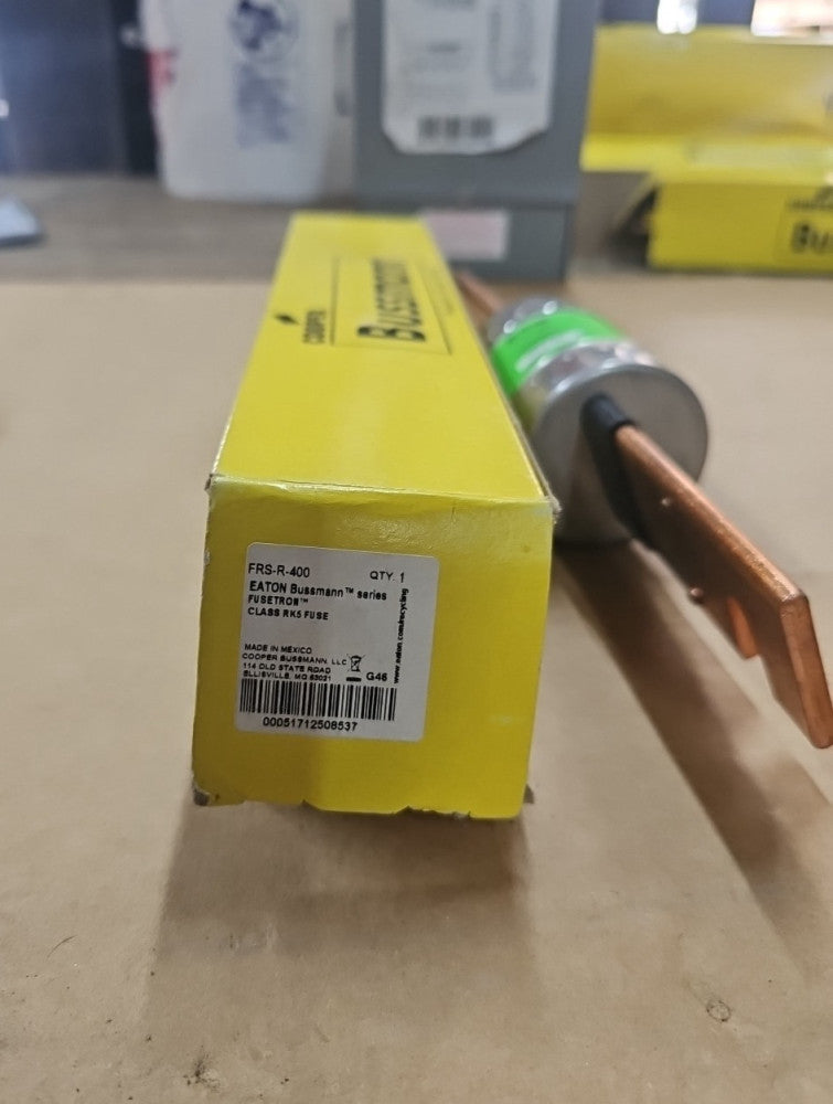 Bussmann Fusetron FRSR400 400 Amp 600 VAC Class RK5 Time Delay Fuse