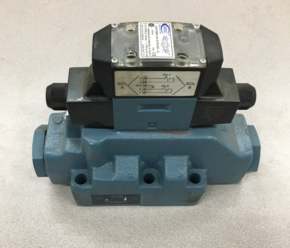 NEW NO BOX CONTINENTAL HYDRAULICS DIRECTIONAL SOLENOID VALVE VSD08M-3A-G1B-60L-A