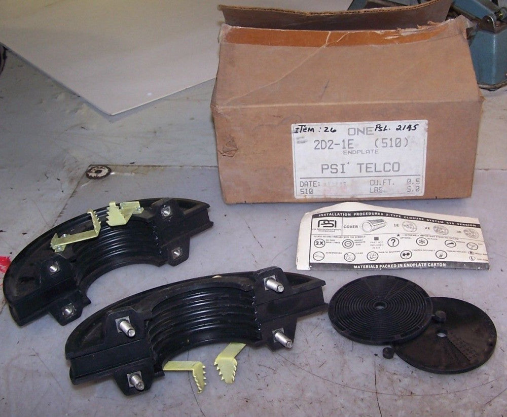 NEW PSI TELCO 2D2-1E TELECOMMUNICATION CABLE ENDPLATE TYPE 510