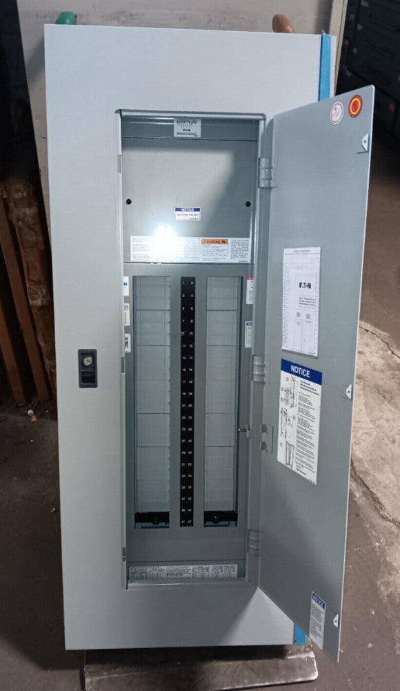NEW EATON PRL3E 250 AMP MAIN LUG PANELBOARD 48 CIRCUIT 250 VDC 2-WIRE