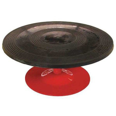 Zoro Select 26W566 500 Lb. Capacity Steel And Rubber Benchtop Turntable 12" Dia.