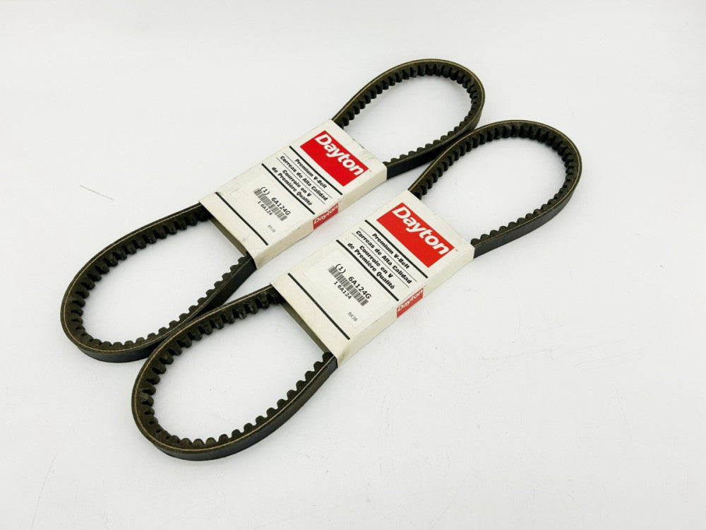 Lot of 2 New Dayton 6A124G Belts, 5/8" X 41", BX38