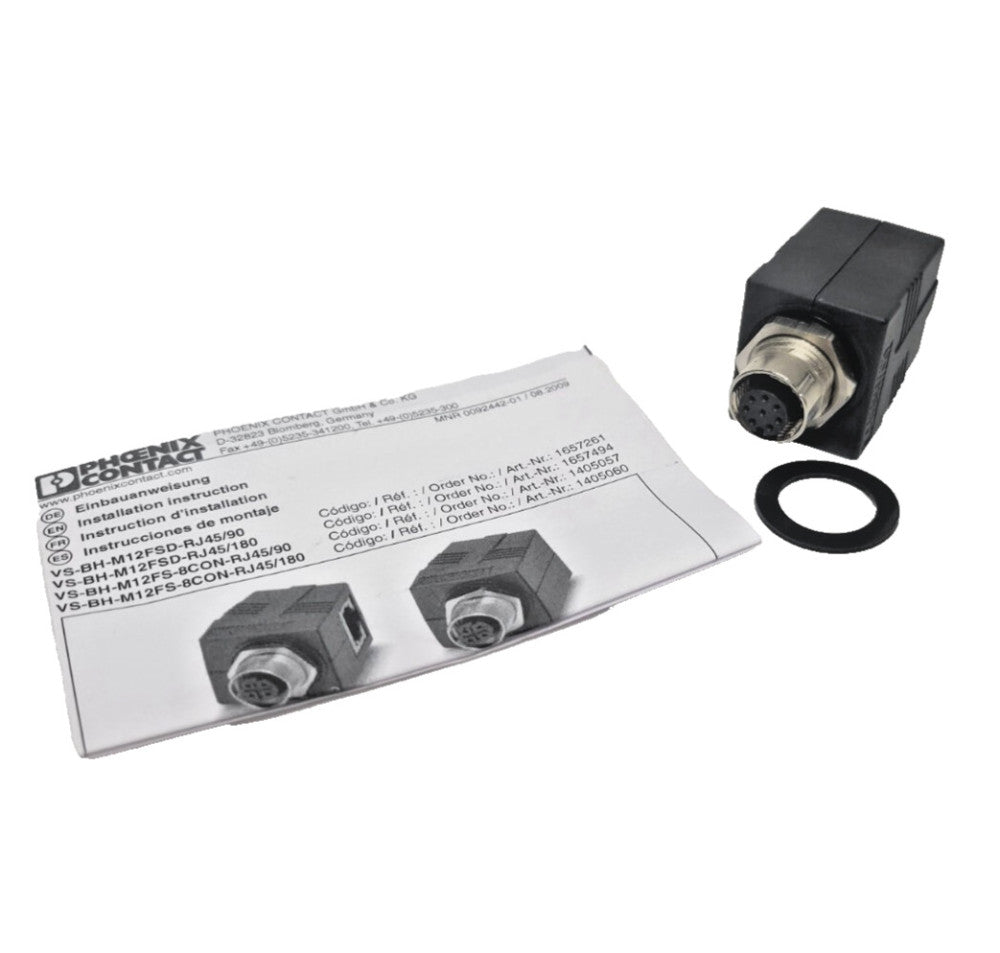 PHOENIX CONTACT CONTROL CABINET FEED THROUGH, 1414396, CUC-BH-M12A1PBK-S/R4BE