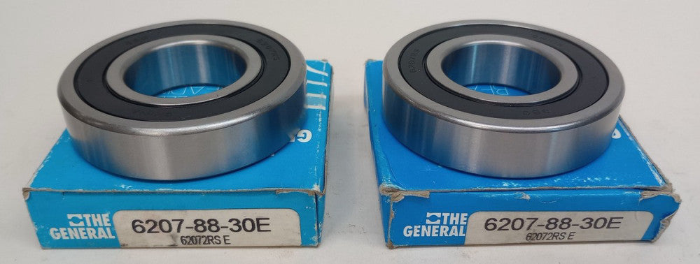 The General 6207-88-30E Ball Bearing Deep Groove 35mm X 72mm X 17mm (Pack of 2)