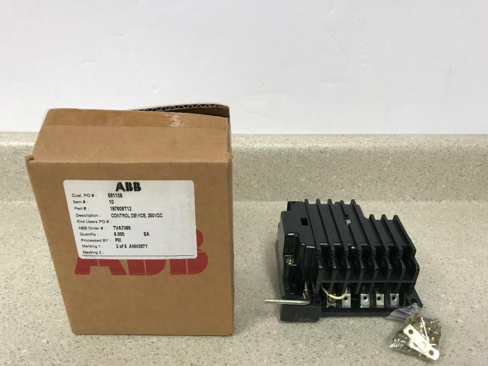 ABB Control Device 250VDC 197609T12 New