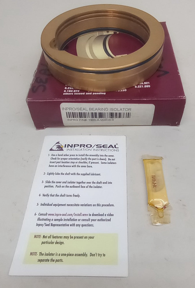 Inpro/Seal 1900-A-M0038-0 Bearing Isolator 3.25 Shaft 4.25in Bore