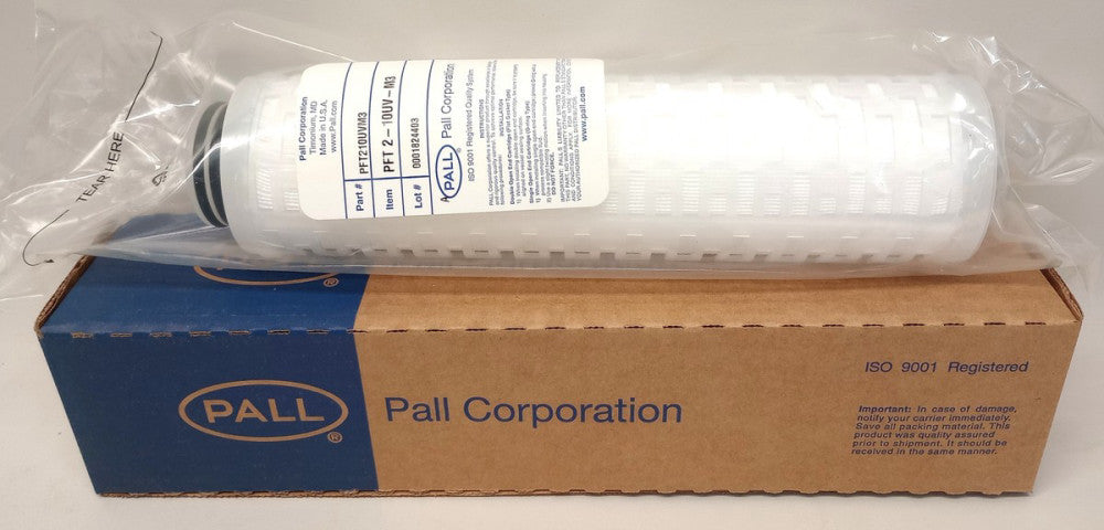 Pall PFT210UVM3 Filter Cartridge Polyfine 2 Micron 10-1/2" Length PFT 2-10UV-M3