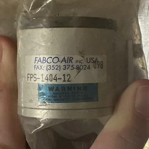 Fabco-Air FPS-1404-12 098 Pneumatic Cylinder Nos Surplus