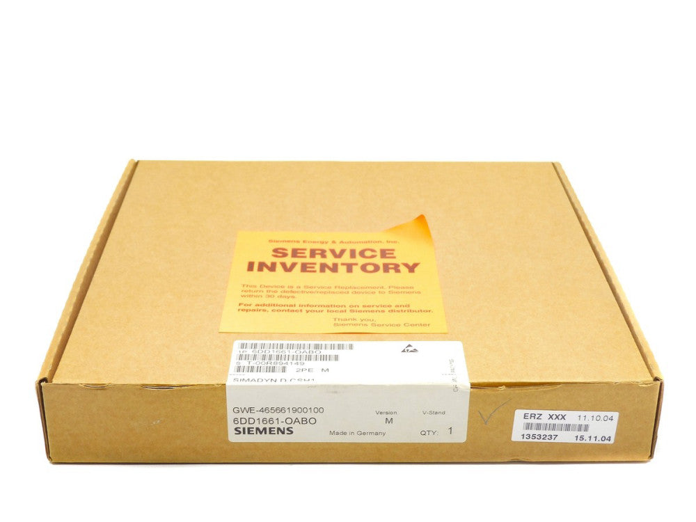 SIEMENS 6DD1661-0AB0 NSFS