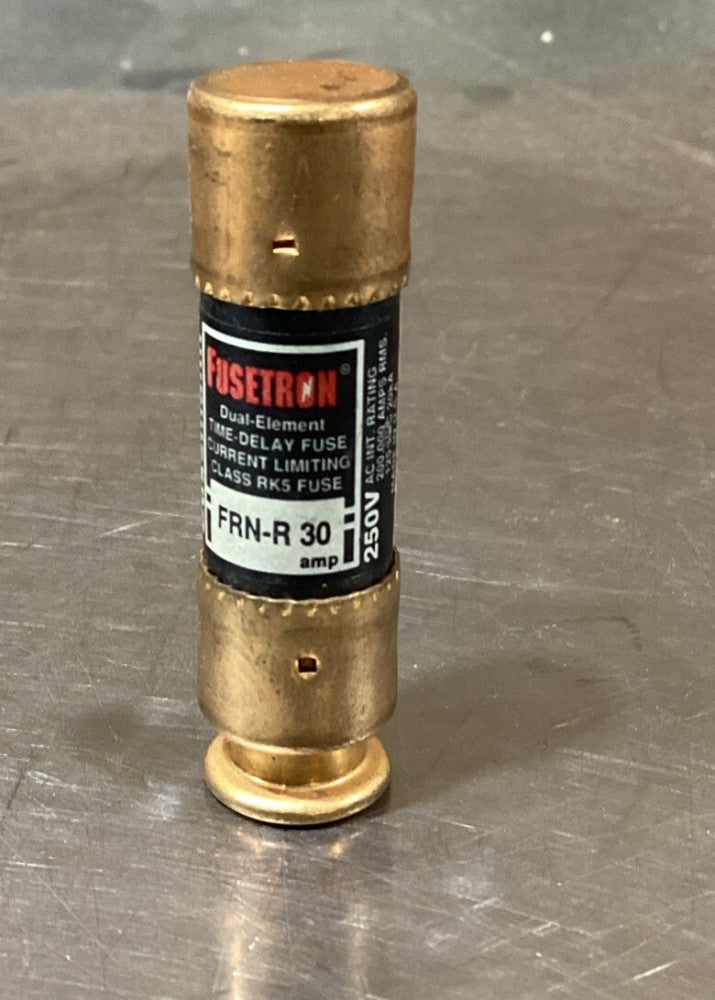 Bussmann FRN-R-30 30 Amp Fusetron Dual Element Time-Delay Current Limiting Fuse 