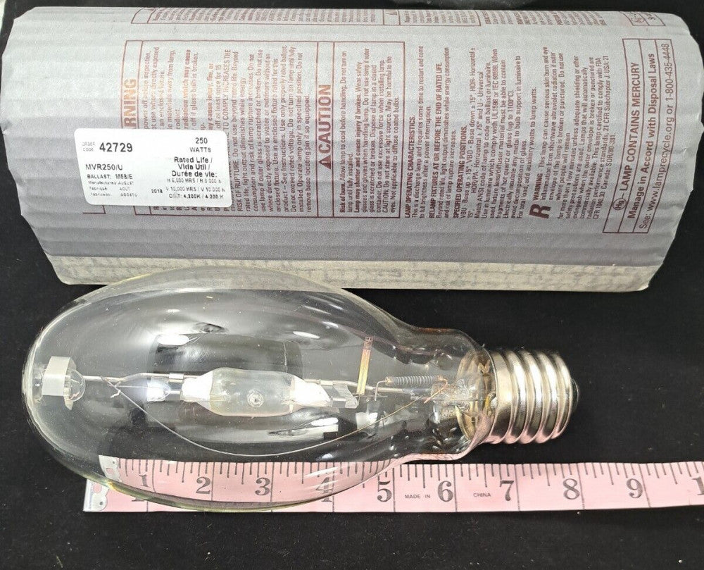 Brand New GE Light Bulb Multi Vapor Lamp 250 Watts MVR250/U NOS 6,000 HRS