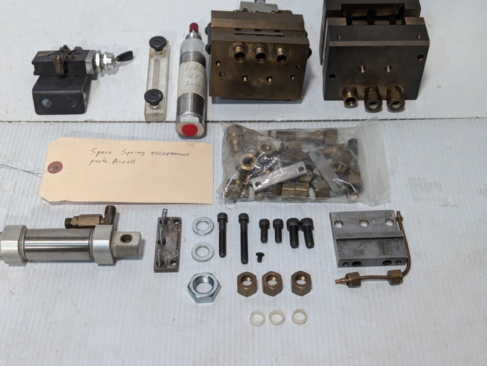 Assorted SMC Flow Controls, Nails, Washers, Nuts (Read)+Returns