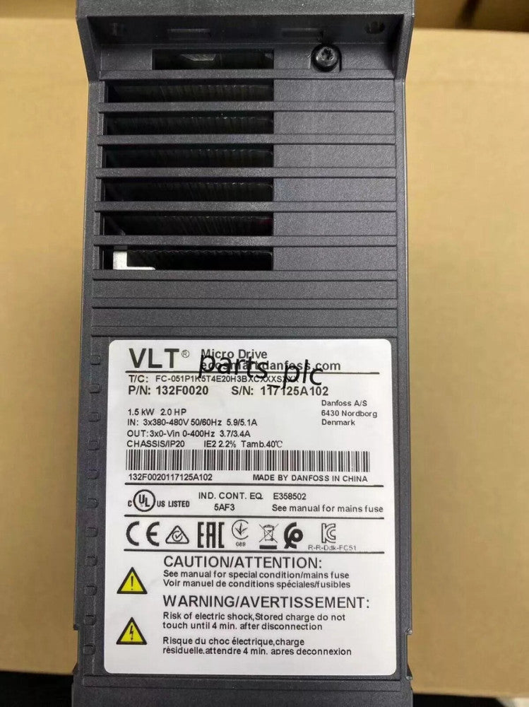 One Brand New Danfoss 132F0020 FC-051P1K5T4E20H3BXCXXXSXXX