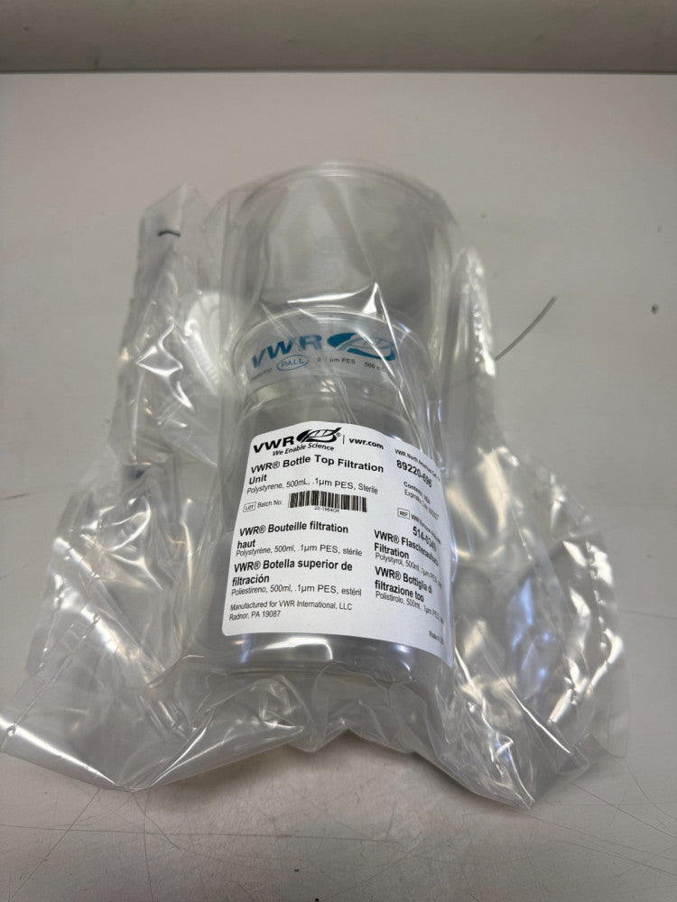 6Pcs New VWR Bottle Top Filtration Unit Polystyrene 500mL 89220-696