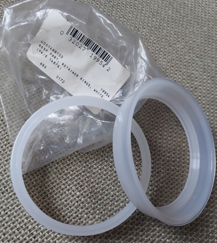 Lot of 2 - U001488100 Respirator Retainer Rings. NSN 4240-01-250-8249